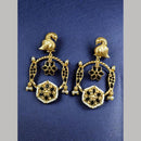Maharani Jewels Festive Wear Pota Stone And Pearl Brid Dangler Earrings