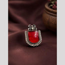 Maharani Jewels Oxidised Spider Design Statement Ring