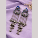Maharani Jewels Inspired Oxidised Plated Pota And Ghungroo Khashmiri Dangler Earrings