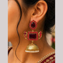 Maharani Jewels Classic Pota Stone Pearl Jhumki Earrings