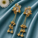 Maharani Jewels Regal Pota Stone And Pearl Ethnic Kashmiri Dangler Earrings