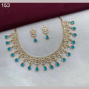 Royal Kundan Jewellery Gold Plated Polki Kundan Stone Necklace Set