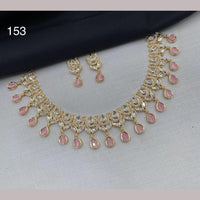 Royal Kundan Jewellery Gold Plated Polki Kundan Stone Necklace Set