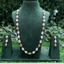 Royal Kundan Jewellery Gold Plated Mother Off Pearls Necklace Set