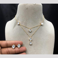 Royal Kundan Jewellery Gold Plated Kundan Stone Necklace Se