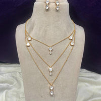 Royal Kundan Jewellery Gold Plated Kundan Stone Necklace Se