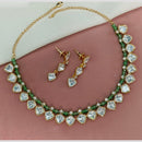 Royal Kundan Jewellery Gold Plated Polki Kundan Necklace Set