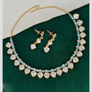 Royal Kundan Jewellery Gold Plated Polki Kundan Necklace Set