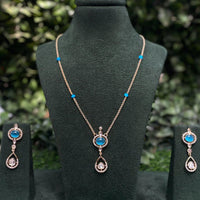 Royal Kundan Jewellery Gold Plated Finish Designer Polki Kundan Necklace Set