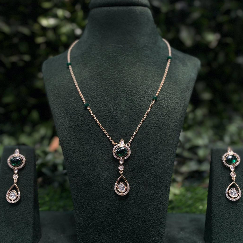 Royal Kundan Jewellery Gold Plated Finish Designer Polki Kundan Necklace Set