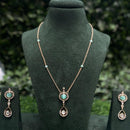 Royal Kundan Jewellery Gold Plated Finish Designer Polki Kundan Necklace Set