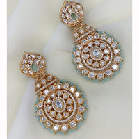 Royal Kundan Jewellery Classic Polki Kundan And Pearl Hanging Earrings