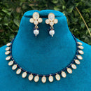 Royal Kundan Jewellery Polki Kundan Stone And Pearl Festive Necklace Set