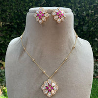 Royal Kundan Jewellery Polki Kundan Festive Necklace Set