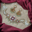 Royal Kundan Jewellery Designer Polki Kundan Stone And Pearl Choker Necklace Set