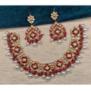 Royal Kundan Jewellery Designer Polki Kundan And Pearl Meenakari Necklace Set