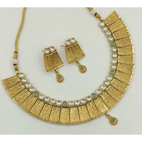 Royal Kundan Jewellery Pota Stone Designer Necklace Set