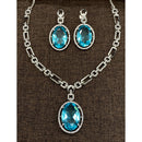 Royal Kundan Jewellery Sparkling American Diamond Necklace set 