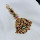 Royal Kundan Jewellery Traditional Pota Stone and Pearl Maangtikka