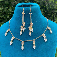 Royal Kundan Jewellery Polki Kundan Beads And Pearl  Necklace Set