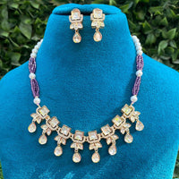 Royal Kundan Jewellery Heritage Polki Kundan And Pearl Necklace Set