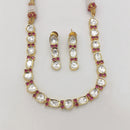 Royal Kundan Jewellery Heritage Polki Kundan Stone Necklace Set