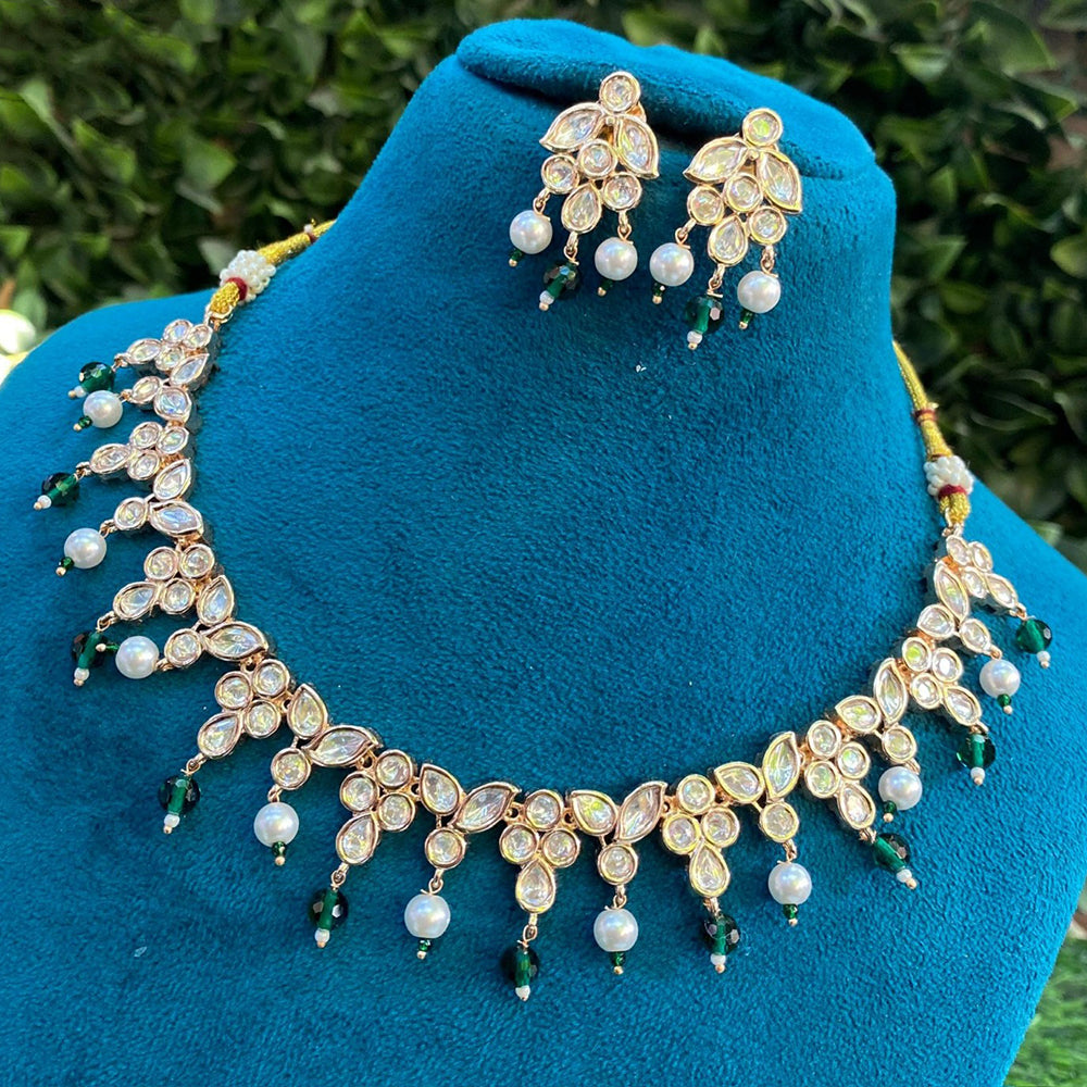 Royal Kundan Jewellery Regal Look Polki Kundan Statement Necklace Set