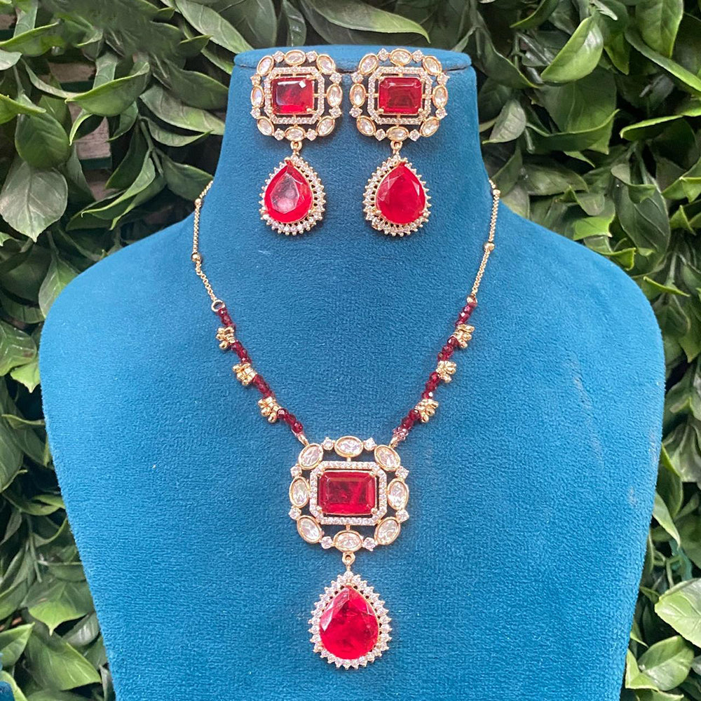 Royal Kundan Jewellery Regal Look Polki Kundan Statement Necklace Set