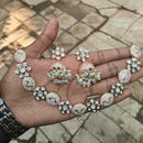 Royal Kundan Jewellery Luxe Polki Kundan And Pearl Meenakari Necklace Set