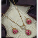 Royal Kundan Jewellery Polki Kundan Stone Necklace Set 