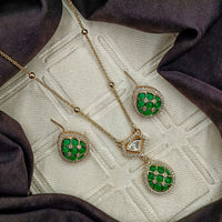 Royal Kundan Jewellery Polki Kundan Stone Necklace Set