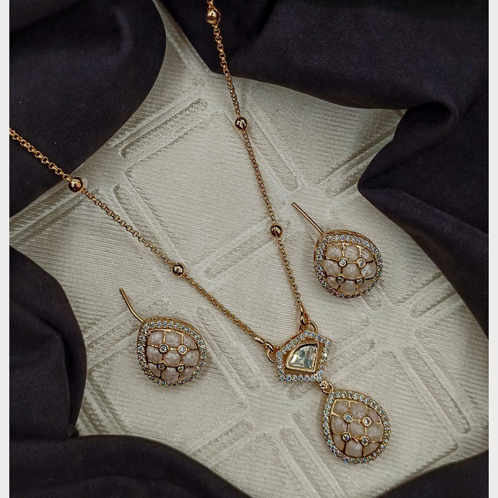 Royal Kundan Jewellery Polki Kundan Stone Necklace Set