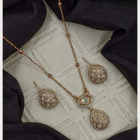 Royal Kundan Jewellery Polki Kundan Stone Necklace Set
