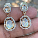 Royal Kundan Jewellery Royal Look Polki Kundan Stone Dangler Earrings
