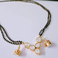 Royal Kundan Jewellery Polki Kundan Stone Designer Mangalsutra