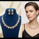 Royal Kundan Jewellery Grand Polki Kundan Stone Necklace Set