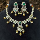 Royal Kundan Jewellery Polki Kundan Stone And Pearl Necklace Set