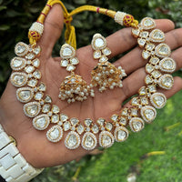 Royal Kundan Jewellery Heritage Polki Kundan Stone Necklace Set