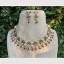 Royal Kundan Jewellery Designer Polki Kundan Stone And Pearl Necklace Set