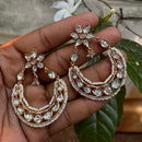 Royal Kundan Jewellery Royal Look Polki Kundan Stone And Pearl Dangler Earrings