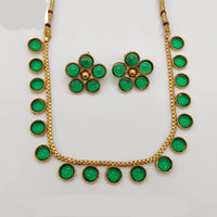 Royal Kundan Jewellery Grand Pota Stone Necklace Set