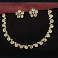 Royal Kundan Jewellery Designer Polki Kundan Stone Necklace Set