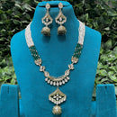 Royal Kundan Jewellery Designer Polki Kundan Stone And Pearl Necklace Set