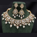 Royal Kundan Jewellery Grand Polki Kundan Stone Pearl And Beads Neckalce Set