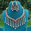 Royal Kundan Jewellery Polki Kundan And Beads Meenakari Necklace Set