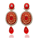 Hania Jewels Gold Plated Austrain Stone Dangler Earrings