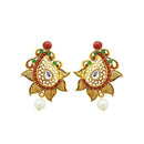 Hania Jewels Gold Plated Austrain Stone Studs Earrings
