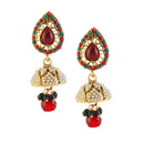 Hania Jewels Gold Plated Pearl Jhumki Earrings