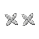 Hania Jewels Gold Plated Aurtain Stone Studs Earrings