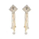 Hania Jewels Gold Plated Austrain Stone Dangler Earrings
